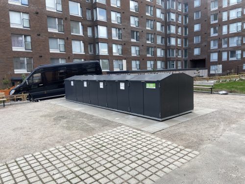 Tokset CENTRAL Jäteastiasuojat